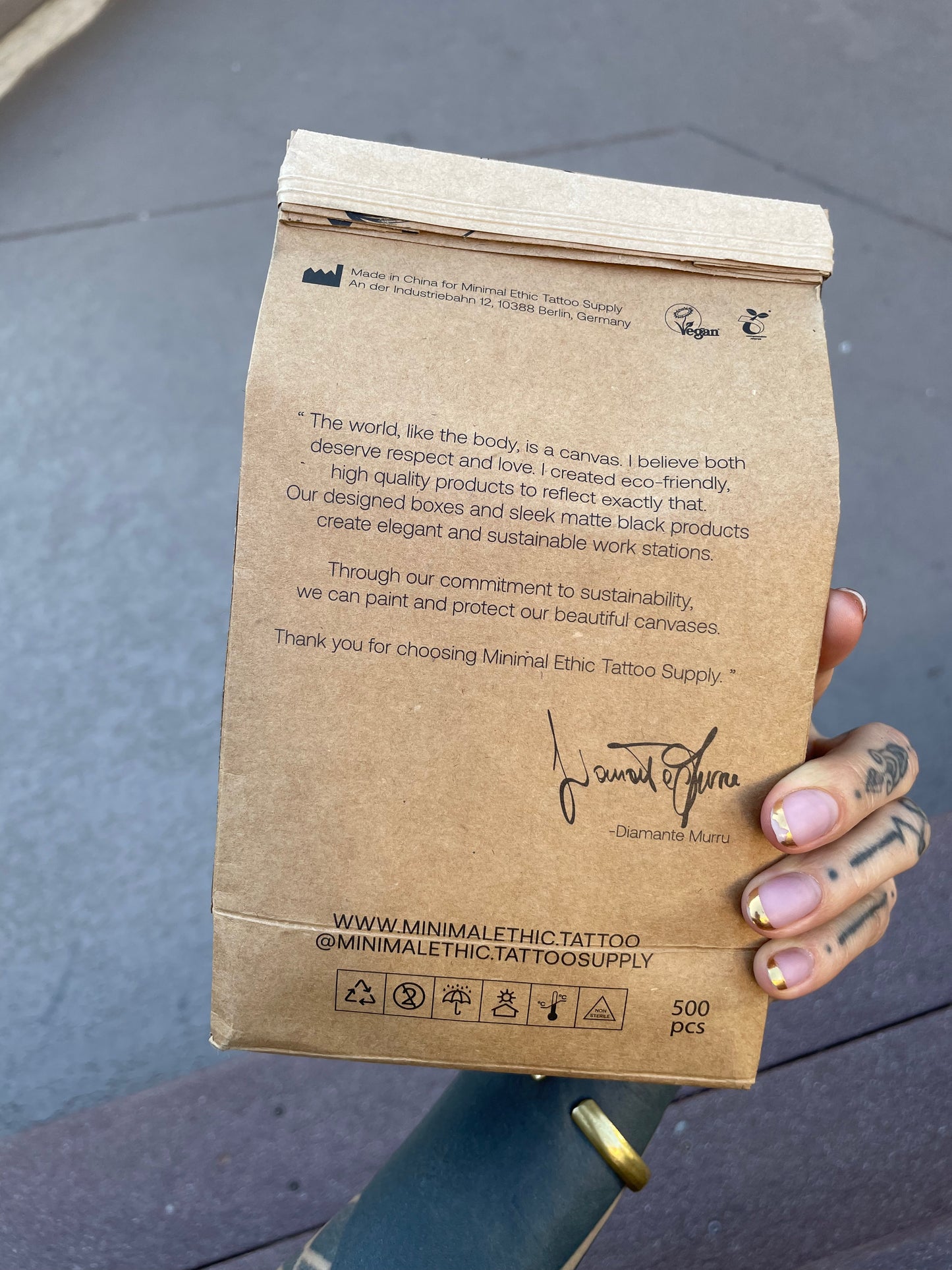BIODEGRADABLE INK CUPS - Minimal Ethic Tattoo Supply